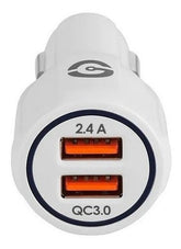 Cargador Para Coche Getttech Gcc-2u22-01 Juno 2 Puertos Usb Carga Rapida